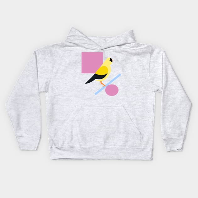 American Goldfinch Kids Hoodie by RedCat